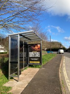 Torquay Advertising Shelter 53 Panel 3 Teignmouth Road adjacent Moor Lane
