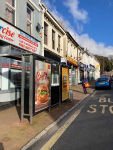 Torquay Advertising Shelter 59 Panel 1 Lucius Street opposite 28 Charltons