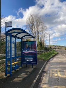 Torquay Advertising Shelter 702 Panel 3 Riviera Way opposite Brown Bridge Road