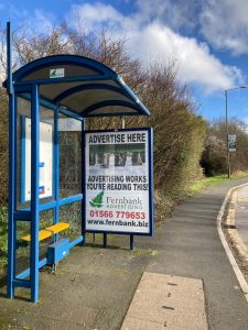 Torquay Advertising Shelter 703 Panel 3 Riviera Way adjacent Brown Bridge Road