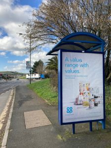 Torquay Advertising Shelter 703 Panel 4 Riviera Way adjacent Brown Bridge Road