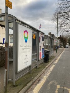 Torquay Advertising Shelter 707 Panel 1 Manor Road outside Conservative Club