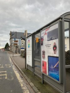 Torquay Advertising Shelter 707 Panel 2 Manor Road outside Conservative Club