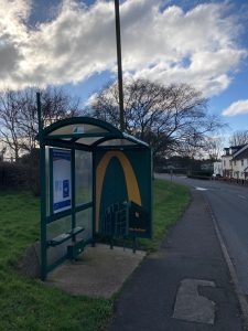 Torquay Advertising Shelter 709 Panel 3 Teignmouth Road opposite Sovereign Mews