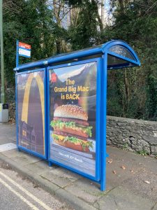 Torquay Advertising Shelter 711 Panel 2 Babbacome Road opposite 319