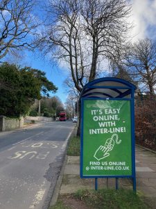 Torquay Advertising Shelter 713 Panel 4 Babbacombe Road outside St Mathias Church