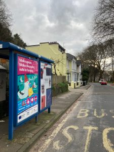 Torquay Advertising Shelter 724 Panel 1 Lymington Road outside 129