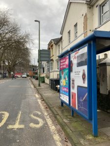 Torquay Advertising Shelter 724 Panel 2 Lymington Road outside 129