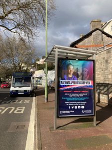 Torquay Advertising Shelter 8 Panel 4 Lymington Road opposite Library 1