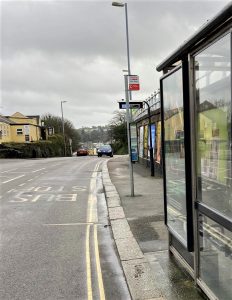 Truro Advertising Shelter 17 Panel 1 Richmond Hill opposite Train Station