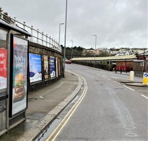 Truro Advertising Shelter 17 Panel 2 Richmond Hill opposite Train Station