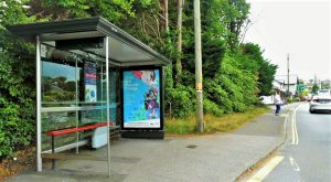 Truro Advertising Shelter 18 Panel 3 A390 Tresawls Road opposite ALDI