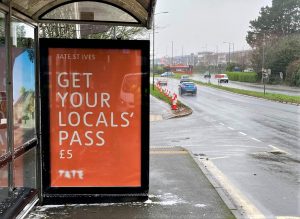 Truro Advertising Shelter 19 Panel 3 A390 opposite Hospital