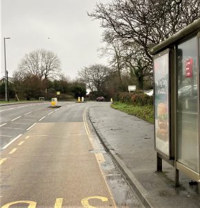 Truro Advertising Shelter 84 Panel 1 A390 Tresawls Road adjacent Penn An Dre