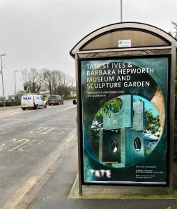 Truro Advertising Shelter 95 Panel 4 Threemilestone Chyvelah Road adjacent Business Park