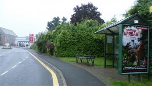 Wadebridge Advertising Shelter 61 Panel 4 Goldsworthy Way adjacent Lidl