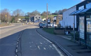 Wadebridge Advertising Shelter 62 Panel 1 Goldsworthy Way opposite Lidl