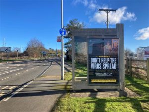 Wadebridge Advertising Shelter 65 Panel 4 Goneva Hill opposite Premier Inn