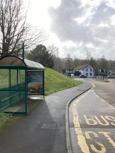 Yeovil Advertising Shelter 6512 Panel 3 West Hendford opposite Hendford Medical Centre