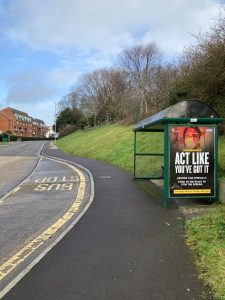 Yeovil Advertising Shelter 6512 Panel 4 West Hendford opposite Hendford Medical Centre