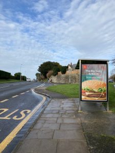 Yeovil Advertising Shelter 6517 Panel 4 Illchester Road adjacent Marsh Lane