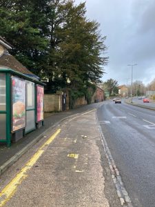 Yeovil Advertising Shelter 6519 Panel 1 Kingston outside Yeovil Conservative Club