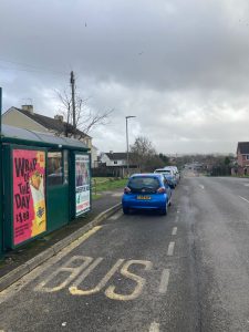 Yeovil Advertising Shelter 6522 Panel 1 Larkhill Road opposite 214