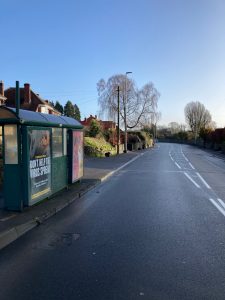 Yeovil Advertising Shelter 6524 Panel 1 West Coker Road outside 100 Forest Home