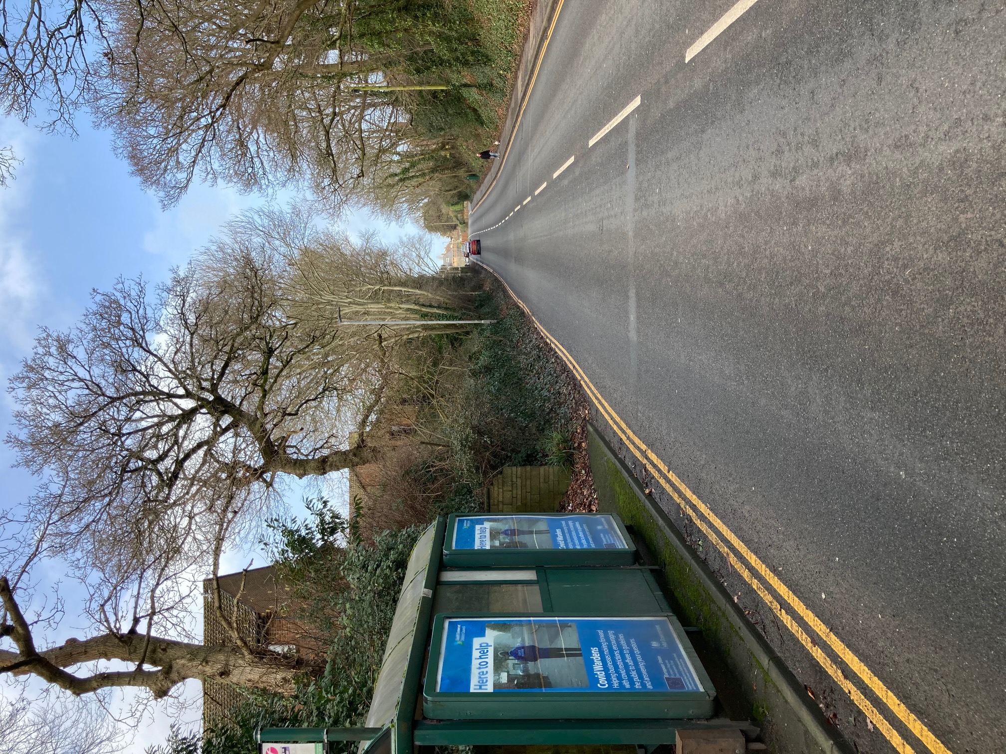 Yeovil Shelter 6526 Panel 1 Illchester Road opposite Yeovil Univeristy