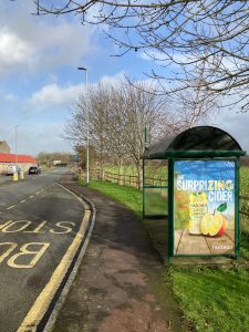 Yeovil Advertising Shelter 6528 Panel 4 Yeovilton Road Adjacent Toranto Road