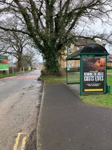 Yeovil Advertising Shelter 6530 Panel 4 Montacute Road adjacent Boundry Road