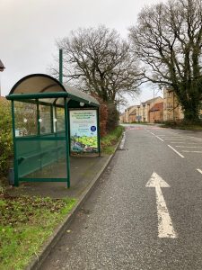 Yeovil Advertising Shelter 6531 Panel 3 Montacute Road opposite Boundy Road