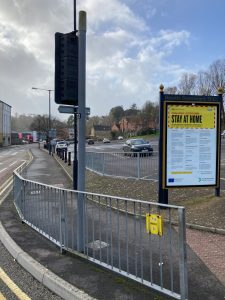 Yeovil Advertising Shelter 6536 Panel 4 Car Park Stars Lane adjacent Summer House Terrace