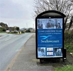 Penzance Advertising Shelter 7 Panel 4 Chy an Mor adjacent Morrisons