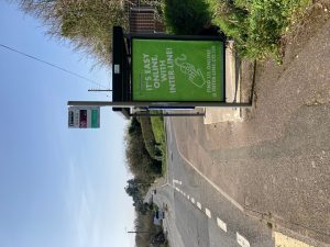 Bishopsteignton Advertising Shelter 905 Panel 4 A381 Teignmouth Road adj Church Road