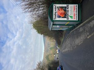 Bodmin Advertising Shelter 83 Panel 4 A389 Dunmere Road, opp Borough Arms, heading to Bodmin