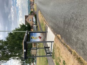 Cullompton Advertising Shelter 16 Panel 3 Swallow Way adj Goldfinch Grove