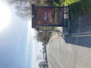 Exeter Services Advertising Shelter 1060 Panel 4 A38 Haldon Hill Services adj Costa