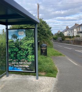 Fowey Advertising Shelter 679 Panel 3 Polvillion Road, adj school grounds