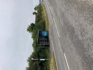 Lelant Advertising Shelter 41 Panel 3 A3074, TYRINGHAM ROAD opposite number 4