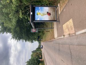 Westclyst Advertising Shelter 72 Panel 4 B3181 Poltimore Gate adj Poltimore Way